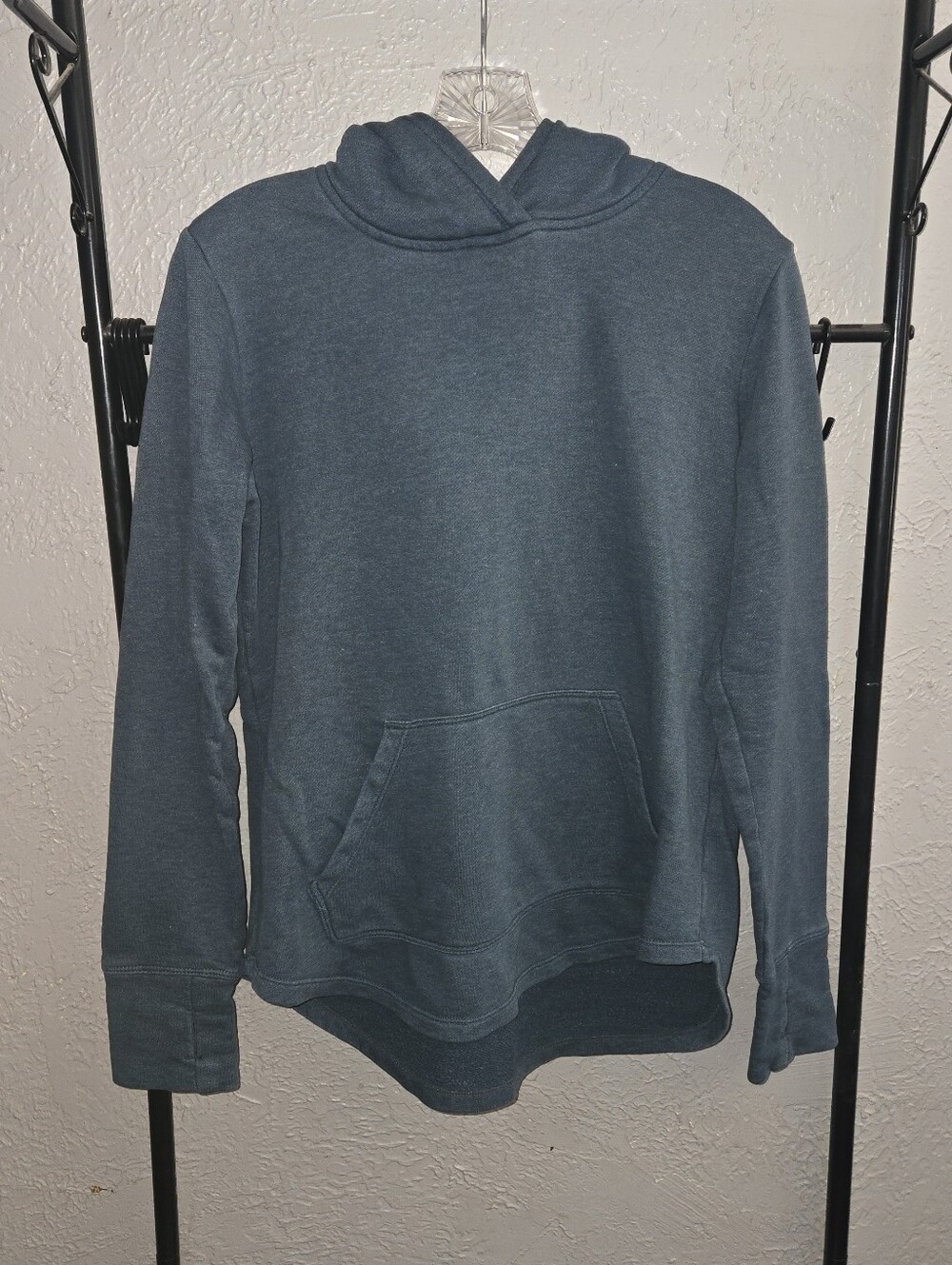 Athletic Works Heathered Teal Hooded Sweatshirt